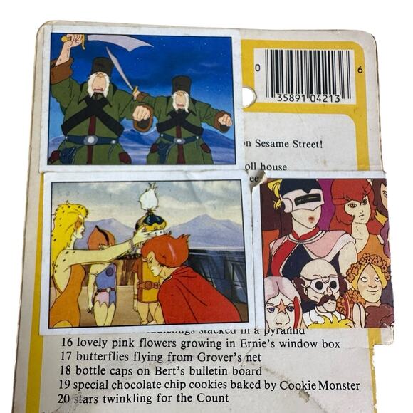 Sesame Street Counting view master 3 Reels Pack 1982 Muppets - Picture 6 of 6